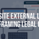Website External Links and Framing Legal Guide